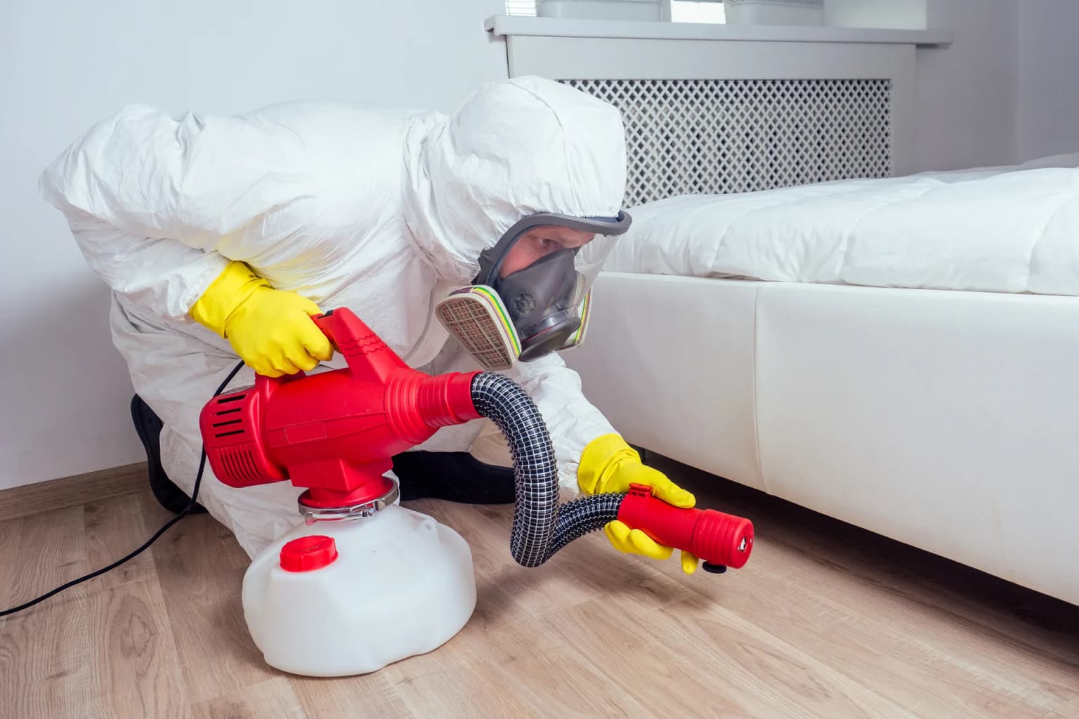 Bed bug treatment by 101 Exterminators in Central California home